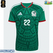 Mexico Hirving Lozano #22 Hjemmedrakt VM 2026 Kortermet